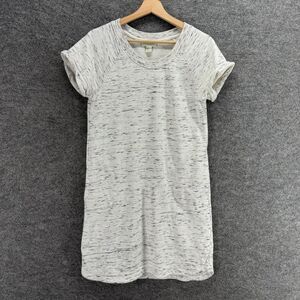 Lucy & Laurel Dress Women S Small Gray Shift Short Wool Short Sleeve Casual